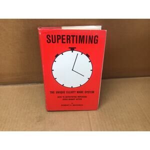 Supertiming Elliott Wave System Robert Beckman 1st Edition 1979 HB DJ